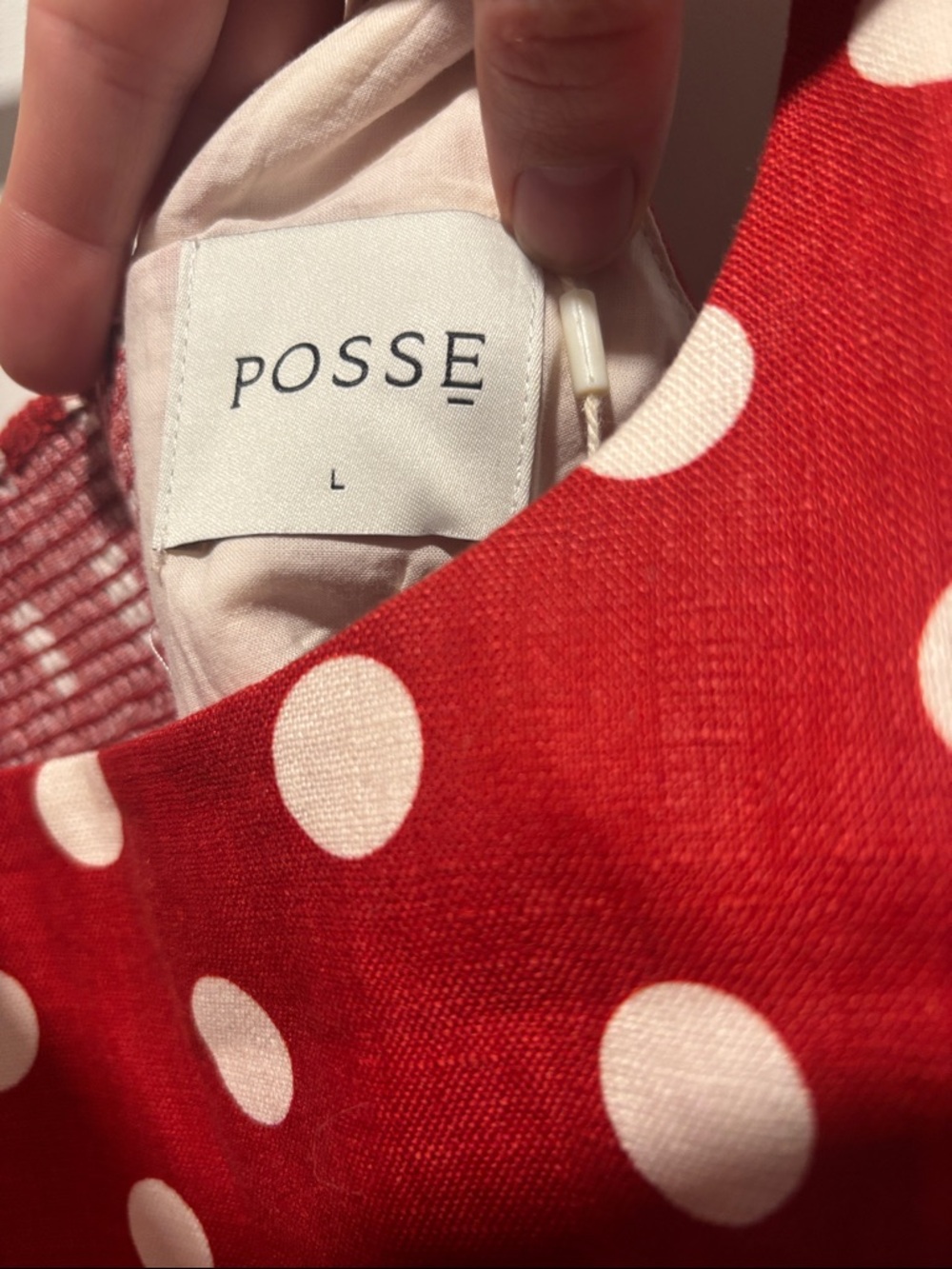 New POSSE Rosalie polka dot blouse top - Picture 2 of 12